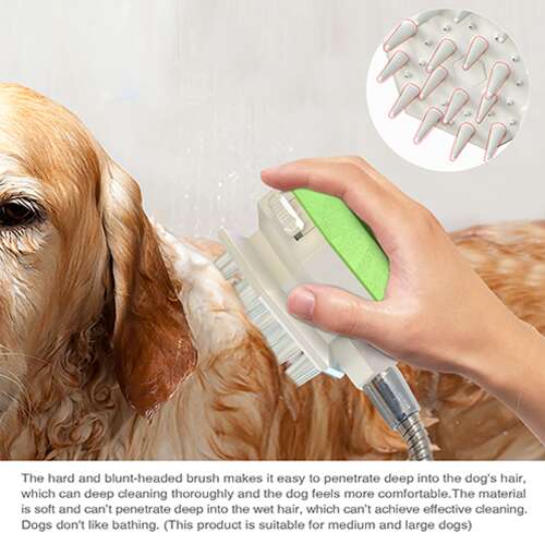 Dollcini 2-in-1 Pet Bath Brush – With Massage Function