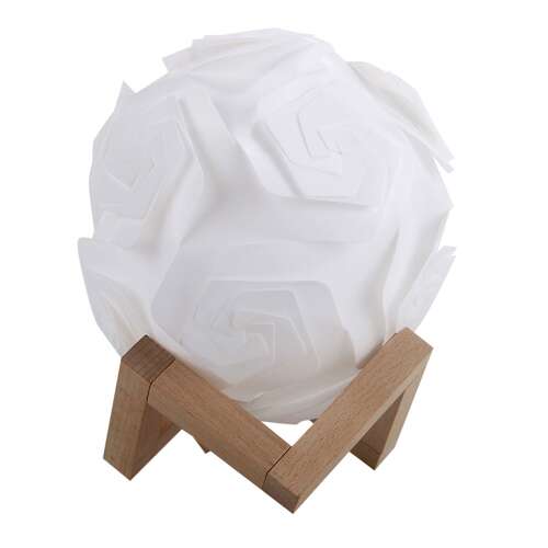 Dollcini Home DIY LED Rose Lamp – Romantic Decoration, White