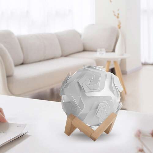 Dollcini Home DIY LED Rose Lamp – Romantic Decoration, White
