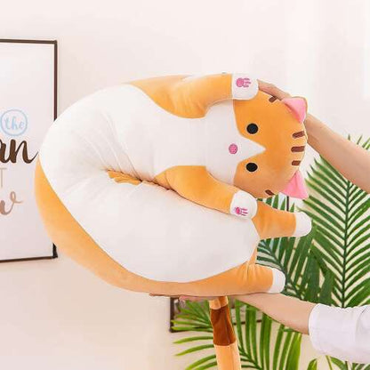Dollcini Home Long Plush Cat – 60 cm, Multiple Colors