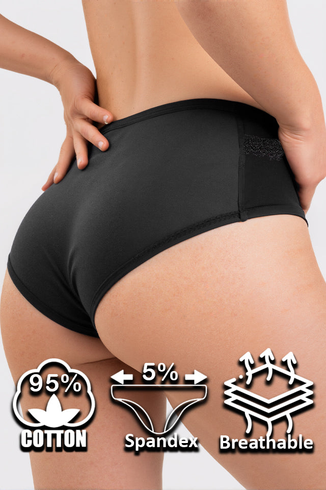 Dollcini, chiloți damă cu talie înaltă, 95% bumbac + spandex - multicolor, pachet de 6 bucăți, 69352