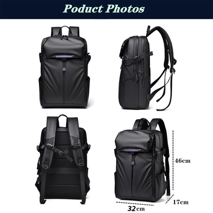 Rucsac pentru laptop Dollcini – impermeabil, cu capacitate mare, pentru laptop de 15.6”, modern și practic (unisex)