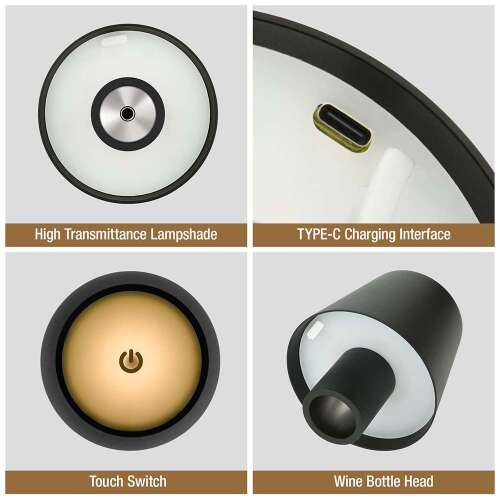 Dollcini Home LED Lamp Decoration – Wireless, Touch