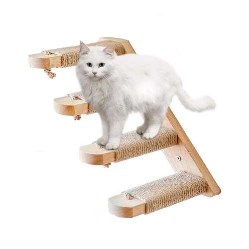 Dollcini Home Wall Cat Ladder – Safe Wooden Cat Furniture