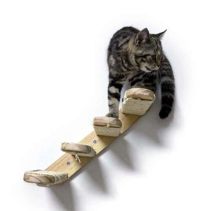 Dollcini Home Wall Cat Ladder – Safe Wooden Cat Furniture