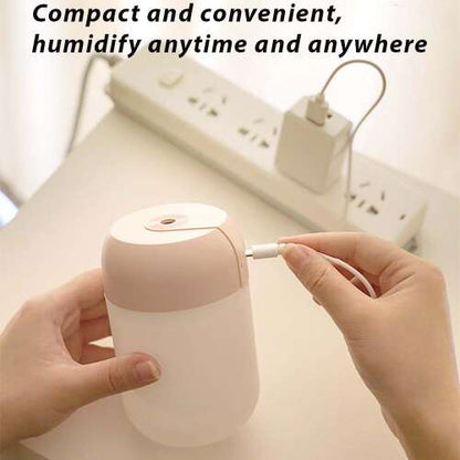 Dollcini Home Humidifier – Warm Light Aromatherapy Essential Oil Diffuser Decor