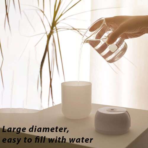 Dollcini Home Humidifier – Warm Light Aromatherapy Essential Oil Diffuser Decor