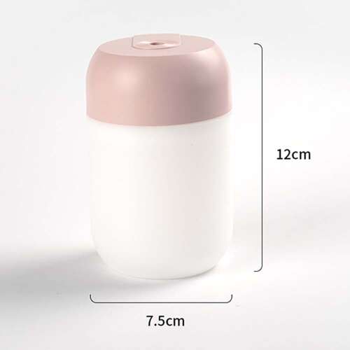 Dollcini Home Humidifier – Warm Light Aromatherapy Essential Oil Diffuser Decor