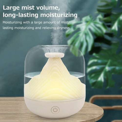 Dollcini Home Humidifier – Warm Light Aromatherapy Essential Oil Diffuser Decor