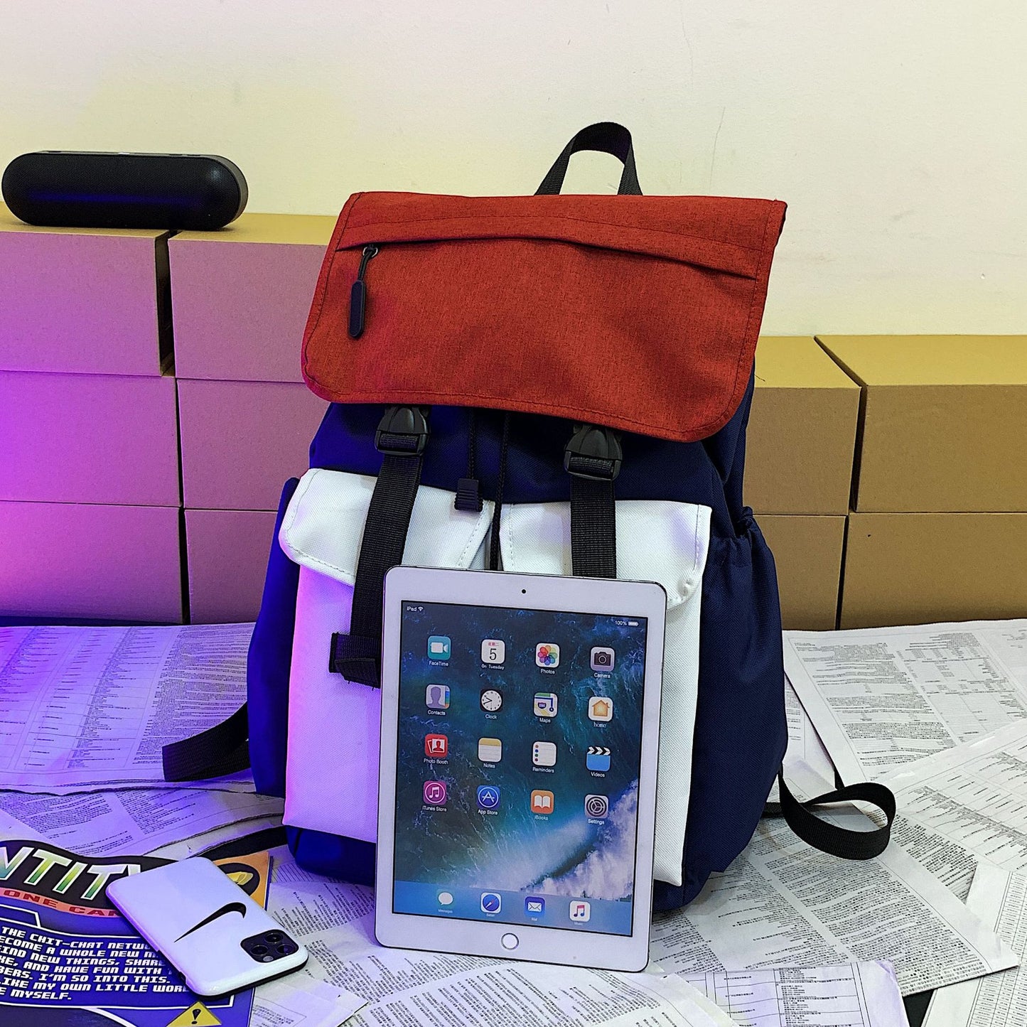 Dollcini Rucsac Universitar – Rezistent la Apă, Ergonomic și Durabil pentru Studenți