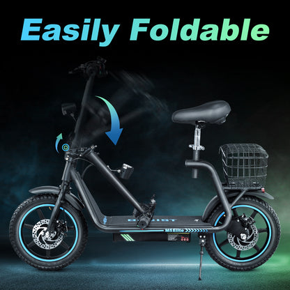 Bogist M5 Elite Electric Scooter 500W – 40 km/h, 45 km Range, 14″ Wheels