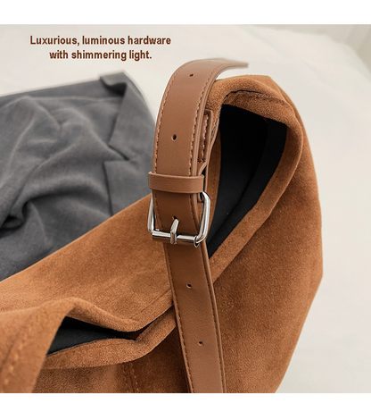Dollcini, Geantă de umăr mare pentru femei, stil street fashion, cu portfard – piele ecologică, închidere magnetică, pentru uz zilnic