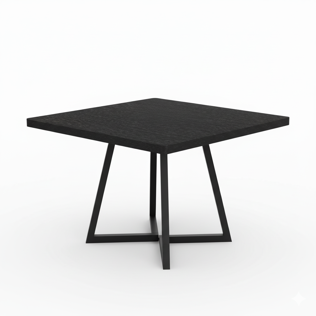 Dollcini Home Modern Dining Table, 80x80 cm – For Small Spaces, Available in Multiple Colors