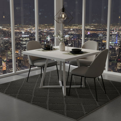 Dollcini Home Modern Dining Table, 80x80 cm – For Small Spaces, Available in Multiple Colors