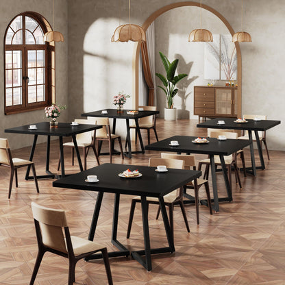 Dollcini Home Modern Dining Table, 80x80 cm – For Small Spaces, Available in Multiple Colors