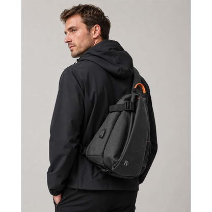 Dollcini Sport Shoulder Bag – USB Port, Waterproof, Unisex