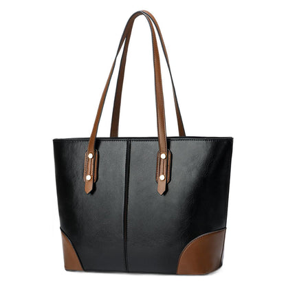 Dollcini, Női Nagy Méretű Tote Kézitáska – Urban Simplicity Stílus, Cipzáras, Mindennapi Használatra