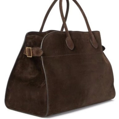 Dollcini Suede-Effect PU Women's Handbag – Large Shopper Bag, Available in Multiple Colors