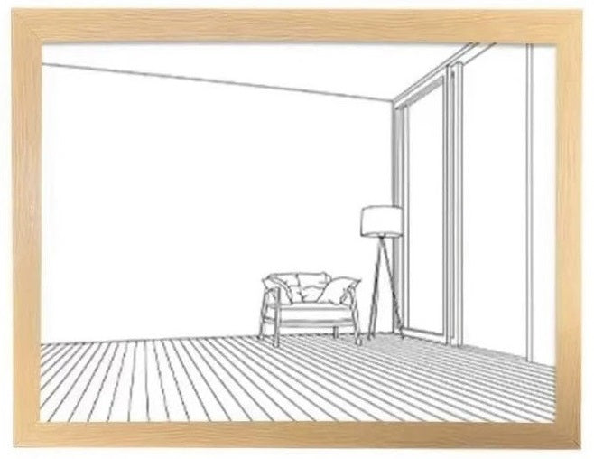 Dollcini Home LED Illuminated Wall Art – USB, Wooden Frame Decor