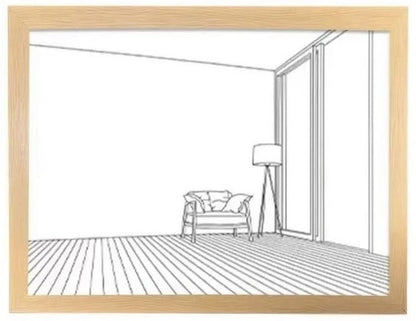 Dollcini Home LED Illuminated Wall Art – USB, Wooden Frame Decor