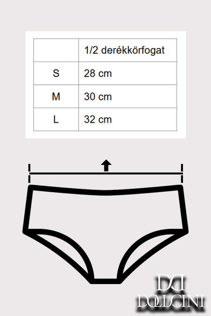 Dollcini, Chiloți clasici pentru femei, 95% bumbac + spandex - Multicolor, pachet de 6 bucăți, 82322