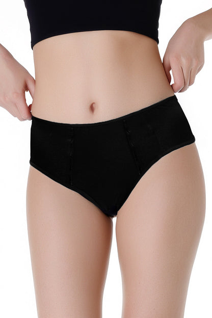 Dollcini, chiloți damă cu talie înaltă, 95% bumbac + spandex - multicolor, pachet de 6 bucăți, 8922