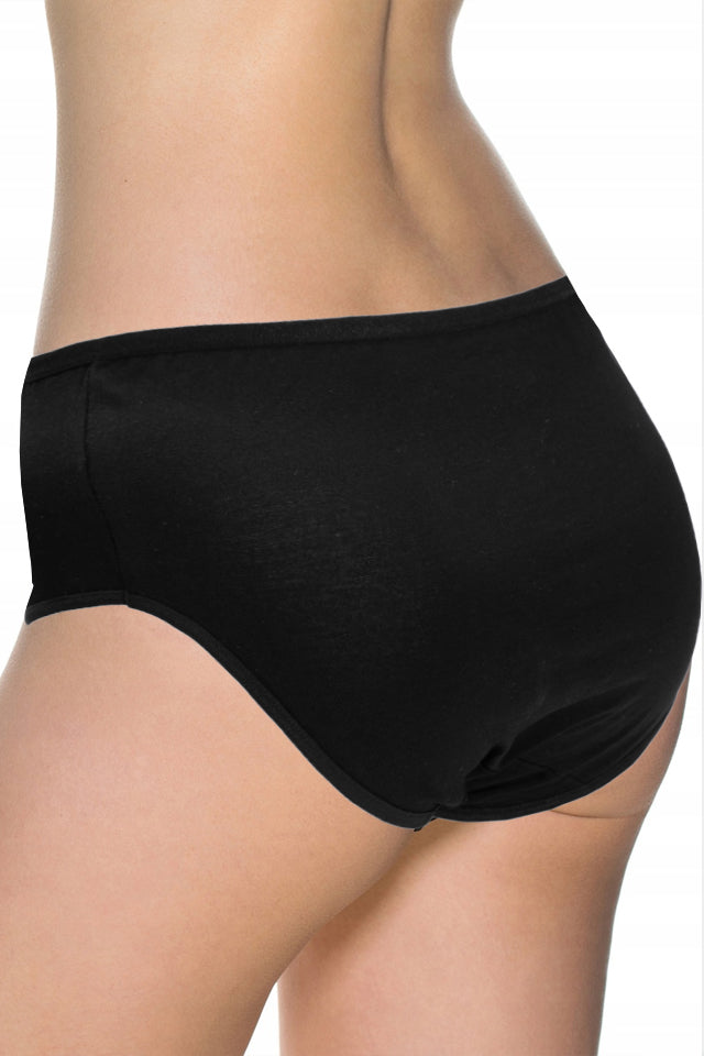 Dollcini, chiloți damă cu talie înaltă, 95% bumbac + spandex - multicolor, pachet de 6 bucăți, 8922