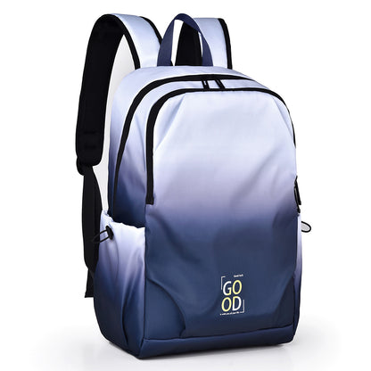 Dollcini Unisex Laptop Backpack – Gradient Pattern, Universal School Bag