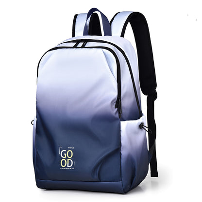 Dollcini Unisex Laptop Backpack – Gradient Pattern, Universal School Bag