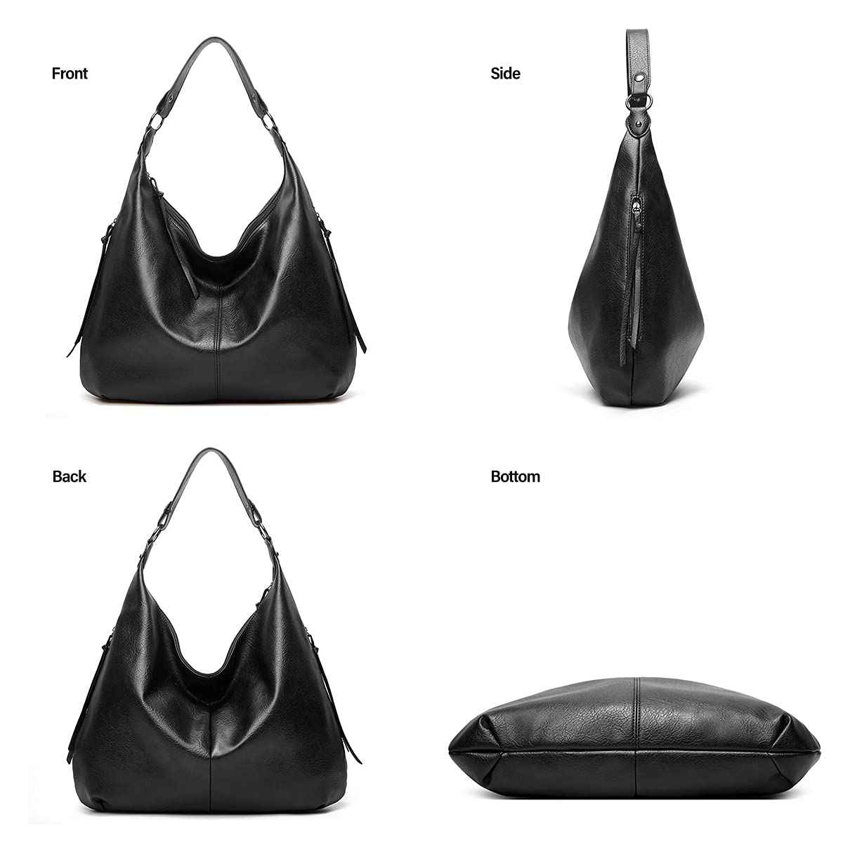 Dollcini Geantă de Damă la Modă – Geantă de Umăr din Piele Ecologică Moale, cu Capacitate Mare