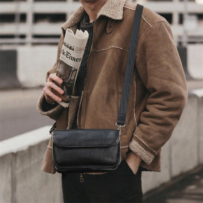 Dollcini Men's Messenger Bag – Anti-Theft, Elegant Shoulder Bag