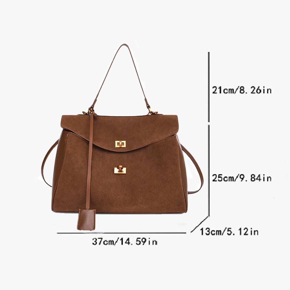 Dollcini Vintage Women's Shoulder Bag – Premium Faux Leather Bag