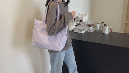 Dollcini, Nagy Méretű Textil Tote Táska – Urban Simplicity Stílus, Puha Kialakítás, Mindennapi Használatra