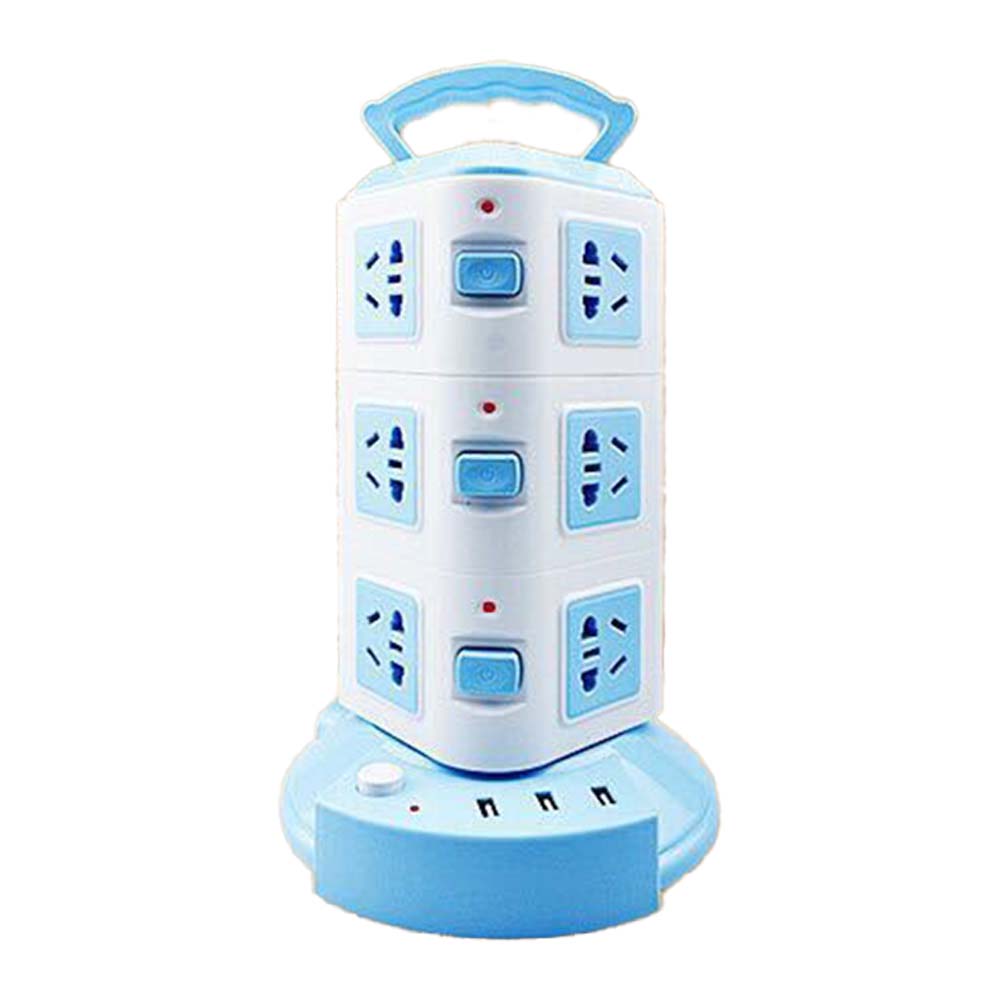 Dollcini Home Power Strip – 12 Sockets, 3 USB Ports, 1.8m