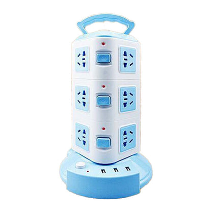 Dollcini Home Power Strip – 12 Sockets, 3 USB Ports, 1.8m
