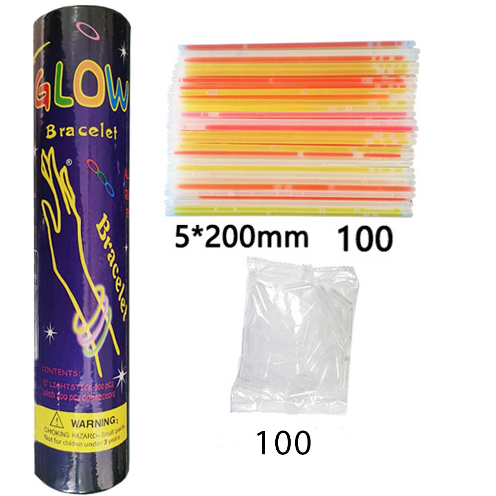 Dollcini Set de 100 de Bețe Luminoase – Pentru Petreceri, Festivaluri