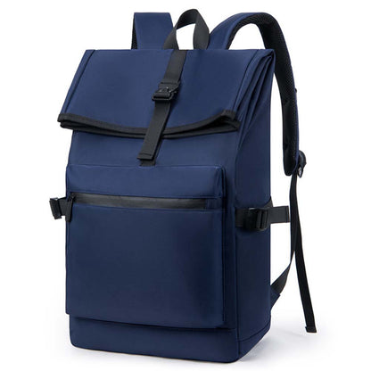 Rucsac de laptop unisex impermeabil Dollcini – din material Oxford, cu mai multe compartimente, ușor și rezistent