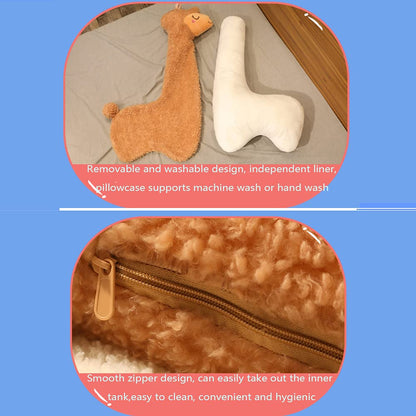 Dollcini Jucărie de pluș Alpaca moale – Animal de pluș de îmbrățișat, 109 cm