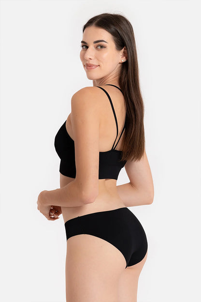 Dollcini, Chiloți clasici pentru femei, 95% bumbac + spandex - Multicolor, pachet de 6 bucăți, 82322