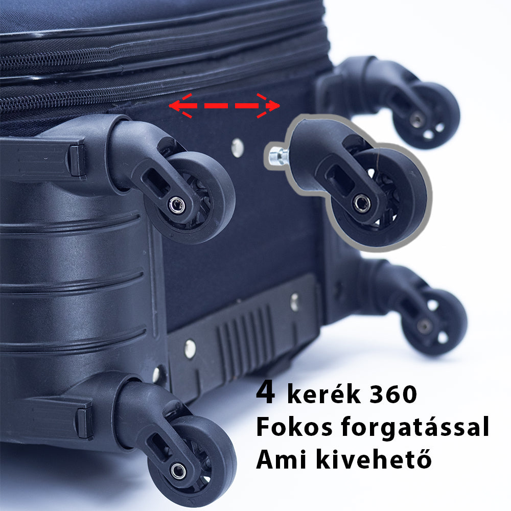 Dollcini Troler cu Capac Moale – 4 Roți, Extensibil, Disponibil Individual sau în Set
