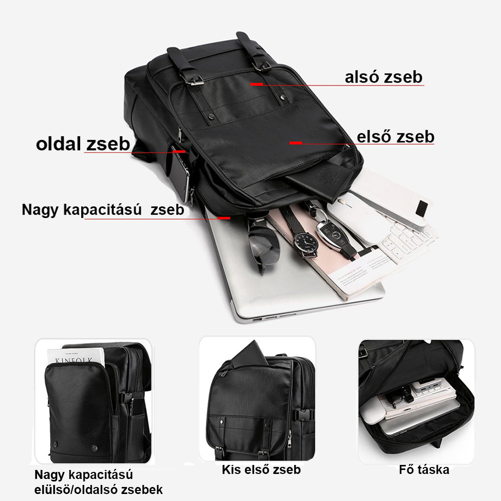 Dollcini Unisex Laptop Backpack – Waterproof, for 15.6” Laptop