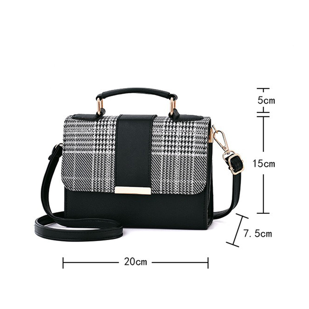 Dollcini Geantă Elegantă de Damă – Geantă Compactă de Curier din Piele Ecologică