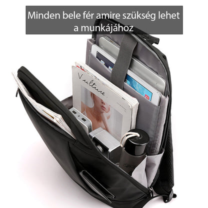 Dollcini Rucsac Laptop Unisex pentru Laptop de 15.6” – Rezistent la Apă, Practic, Negru