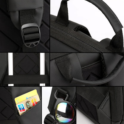 Dollcini Rucsac Laptop Unisex pentru Laptop de 15.6” – Rezistent la Apă, Practic, Negru