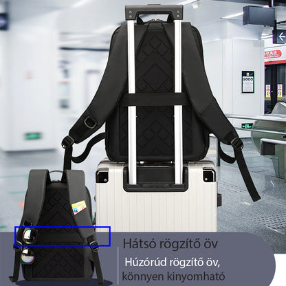 Dollcini Rucsac Laptop Unisex pentru Laptop de 15.6” – Rezistent la Apă, Practic, Negru