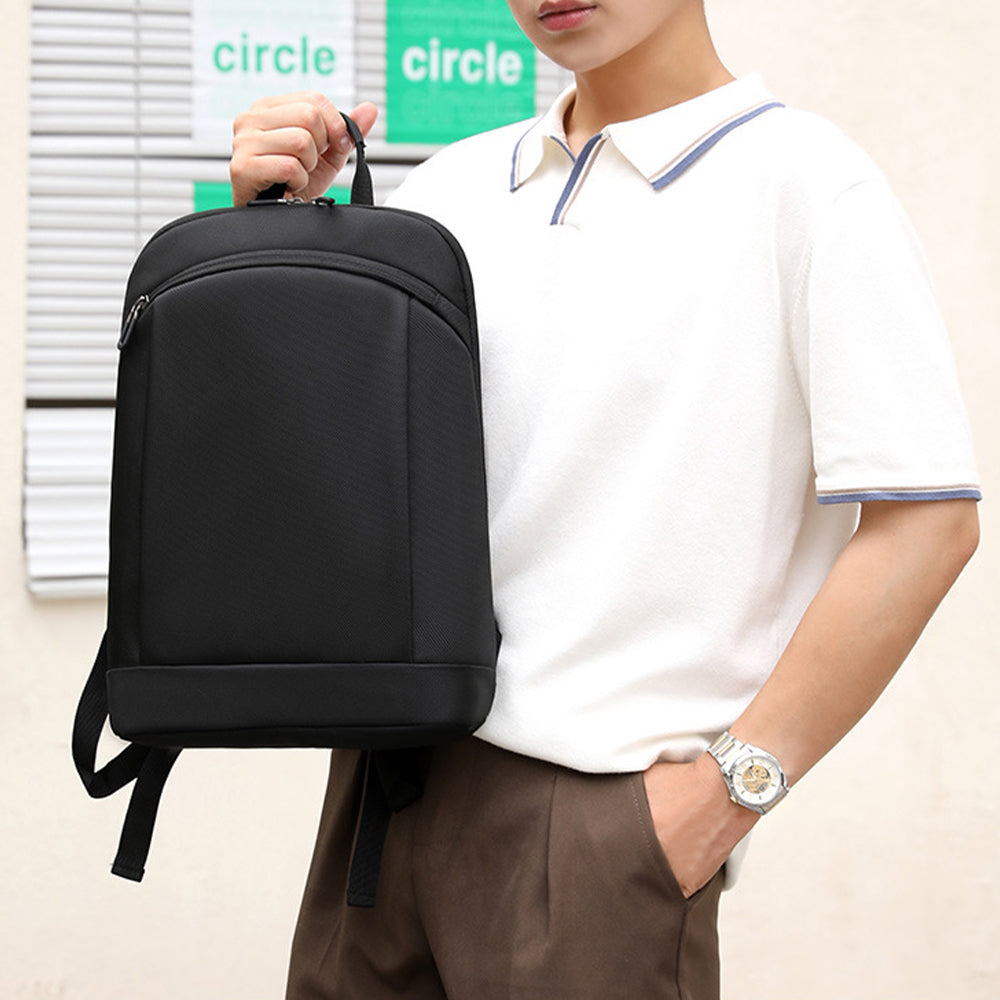 Dollcini Rucsac Laptop Unisex pentru Laptop de 15.6” – Rezistent la Apă, Practic, Negru